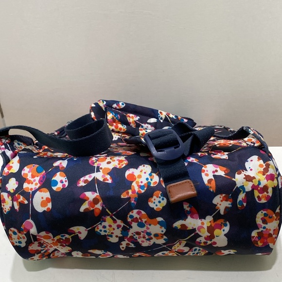 VERA BRADLEY “Lighten Up Frame” Blue Floral Nylon Backpack main image 11